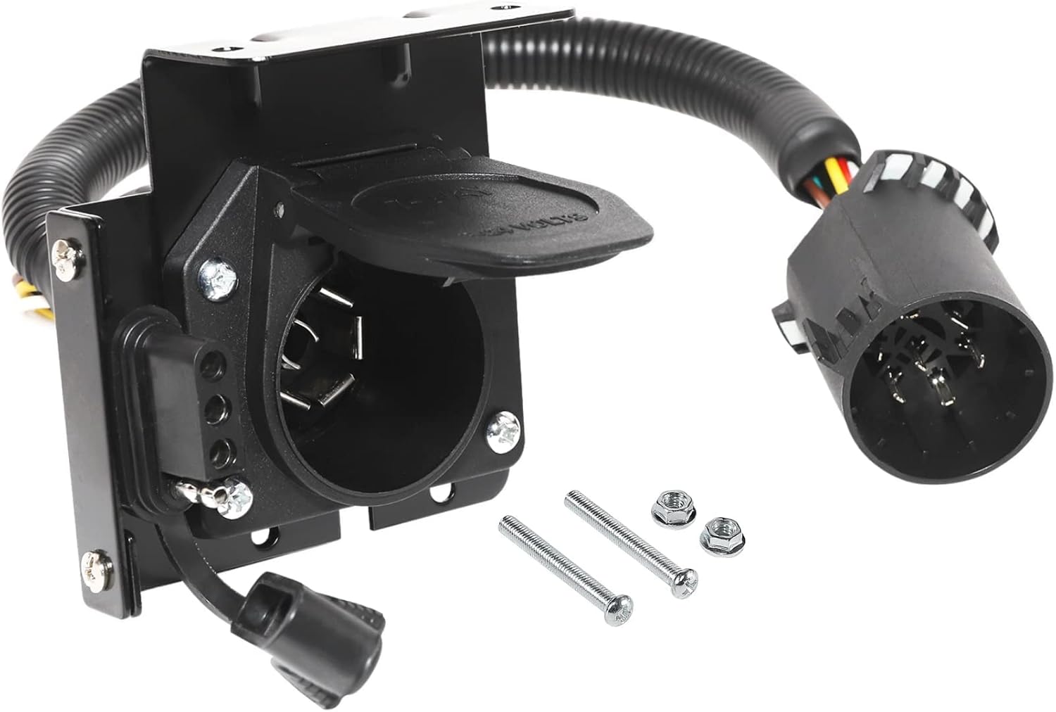 Multi-Tow 7-Way Blade and 4-Way Flat Trailer Wiring Adapter