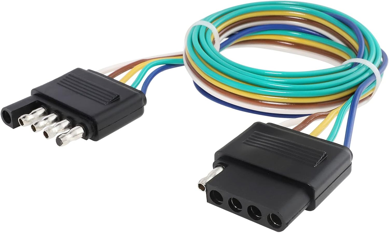 5-Way Flat Trailer Wire Extension