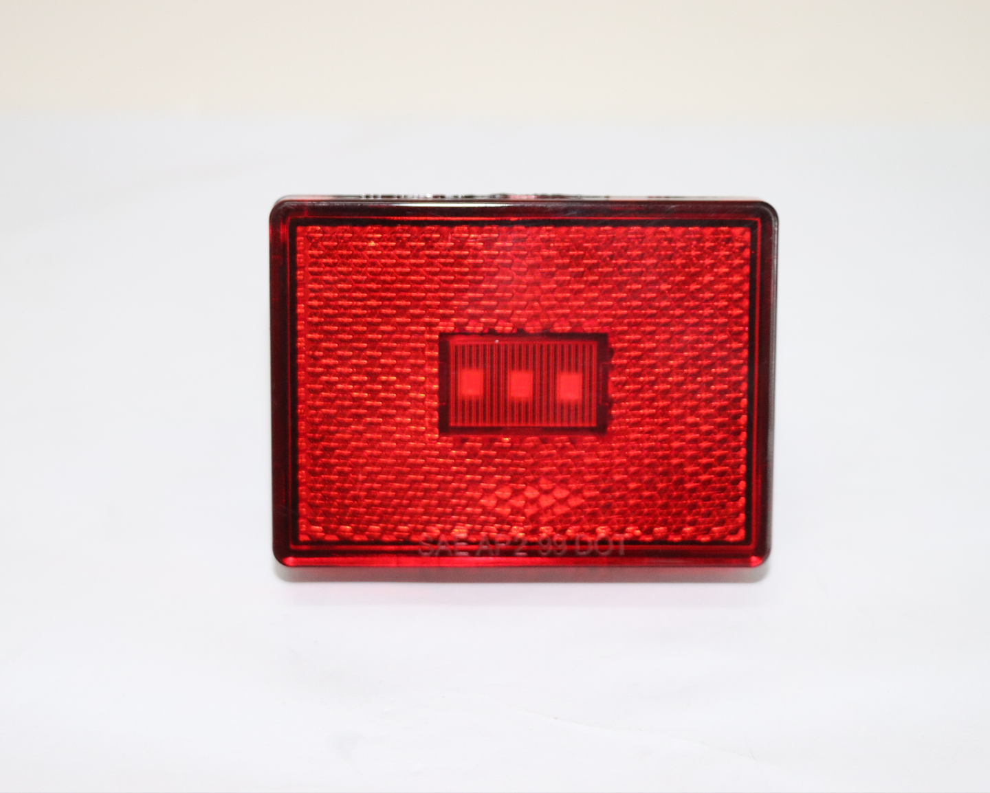 2'' Square Marker Light Red