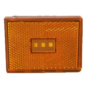 2'' Square Marker Light Amber