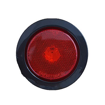 2.5'' Round Marker Light Red 
