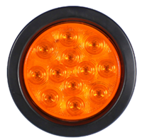 4'' Round LED Light Amber