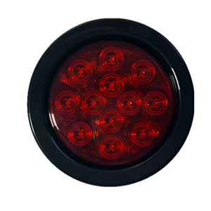 4'' Round LED Light Dark Red