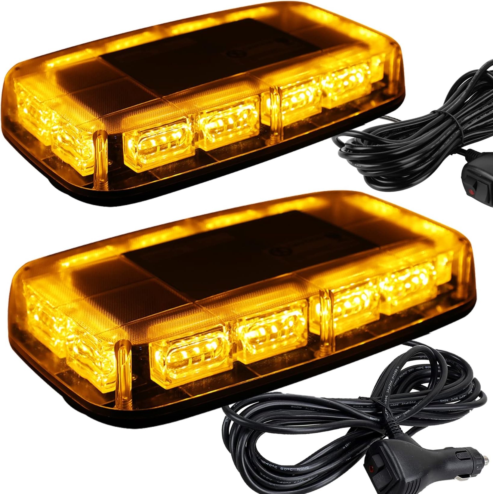 Emergency LED Mini Strobe Light Bar with Magnetic Base
