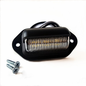 Mini License Plate Light Black
